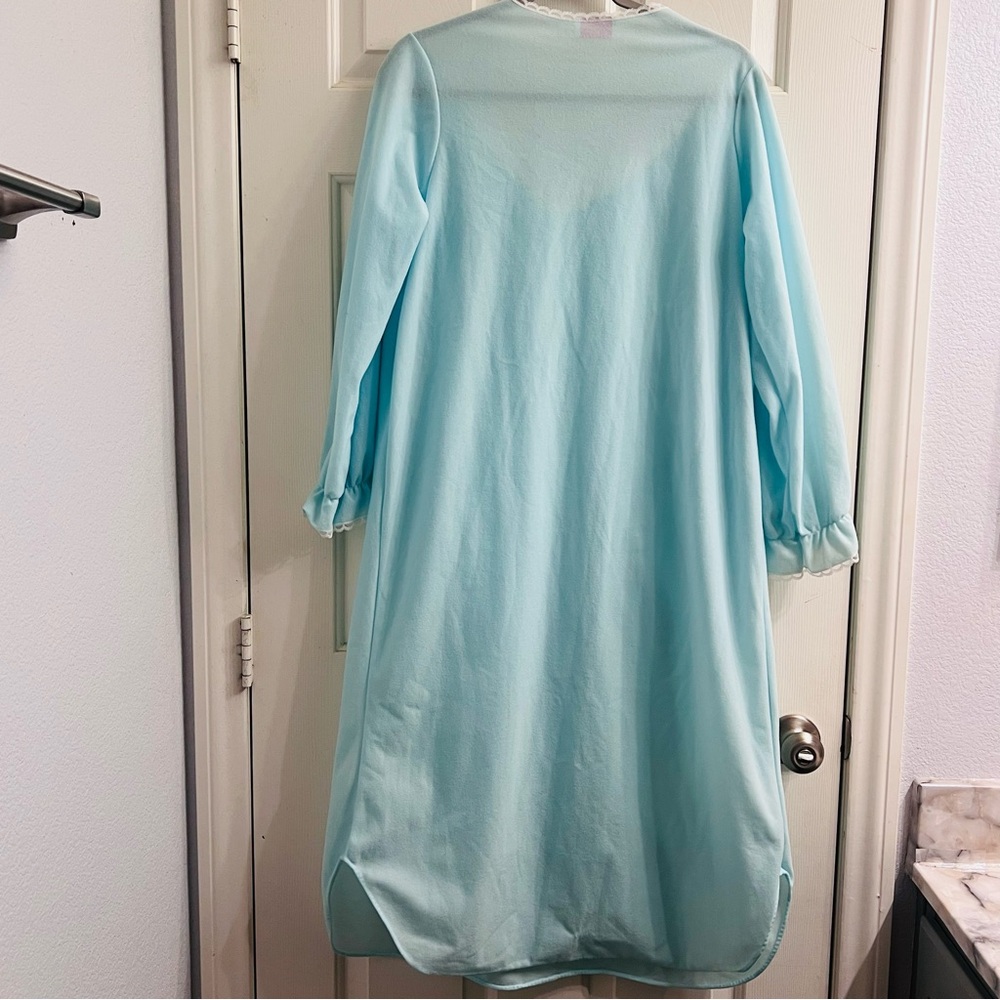 Sears VTG Nightgown Lace Yoke Cottagecore Retro Sleep Dress Vintage Loungewear - Picture 5 of 5